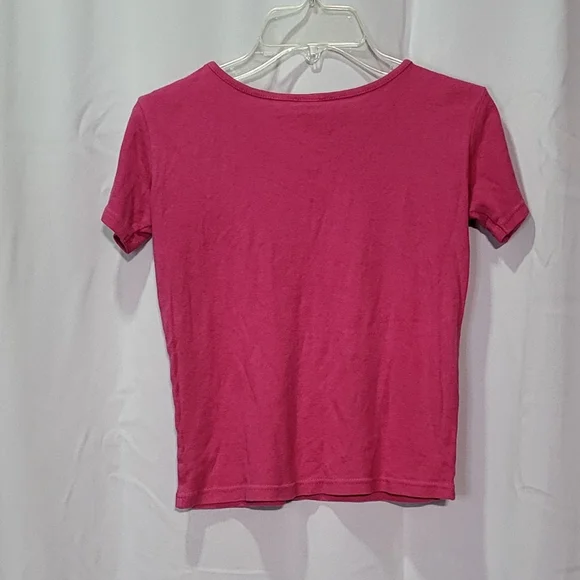 Gymboree Girls Pink Short Sleeve Graphic T-Shirt Size 10 🐈 - Picture 5 of 6